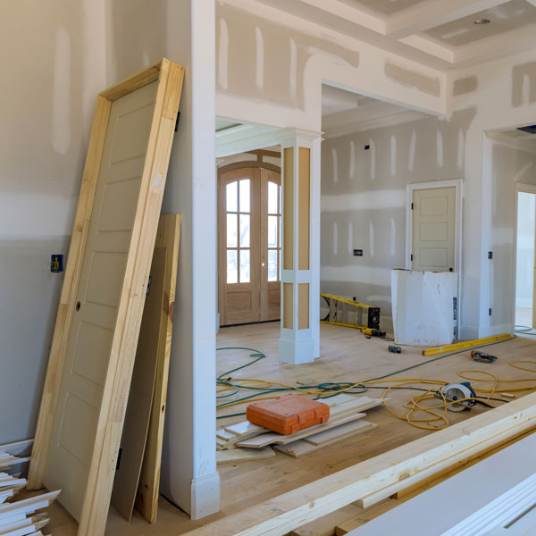 room under construction